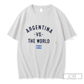Premium Argentina Vs The World 2026 Flag Tee