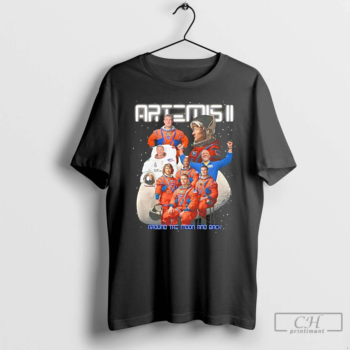 Premium Artemis Ii Around The Moon And Each