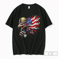 Premium Bald Eagle Veteran American Flag Patriotic American Military