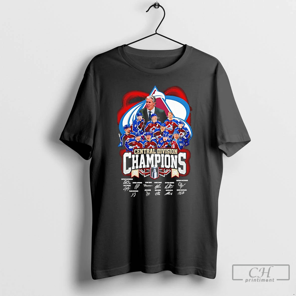 Premium Colorado Avalanche Stanley Cup Central Division Champions 2026 Signatures
