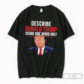 Premium Describe Donald Trump Using One Word Only Tee