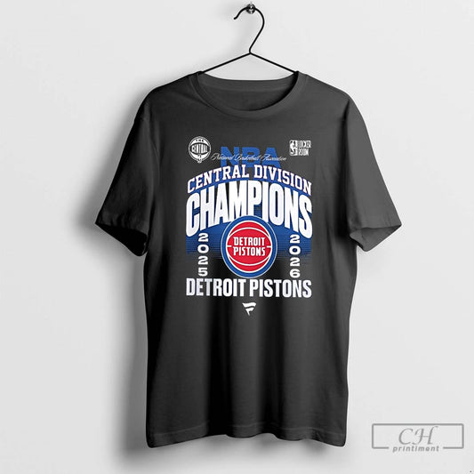 Premium Detroit Pistons 2026 Central Division Champions Locker Room