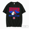 Premium Detroit Pistons Hooper The Mascot Vintage Tee