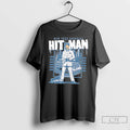 Premium Don Mattingly New York Yankees Hit Man Skyline Signature Tee