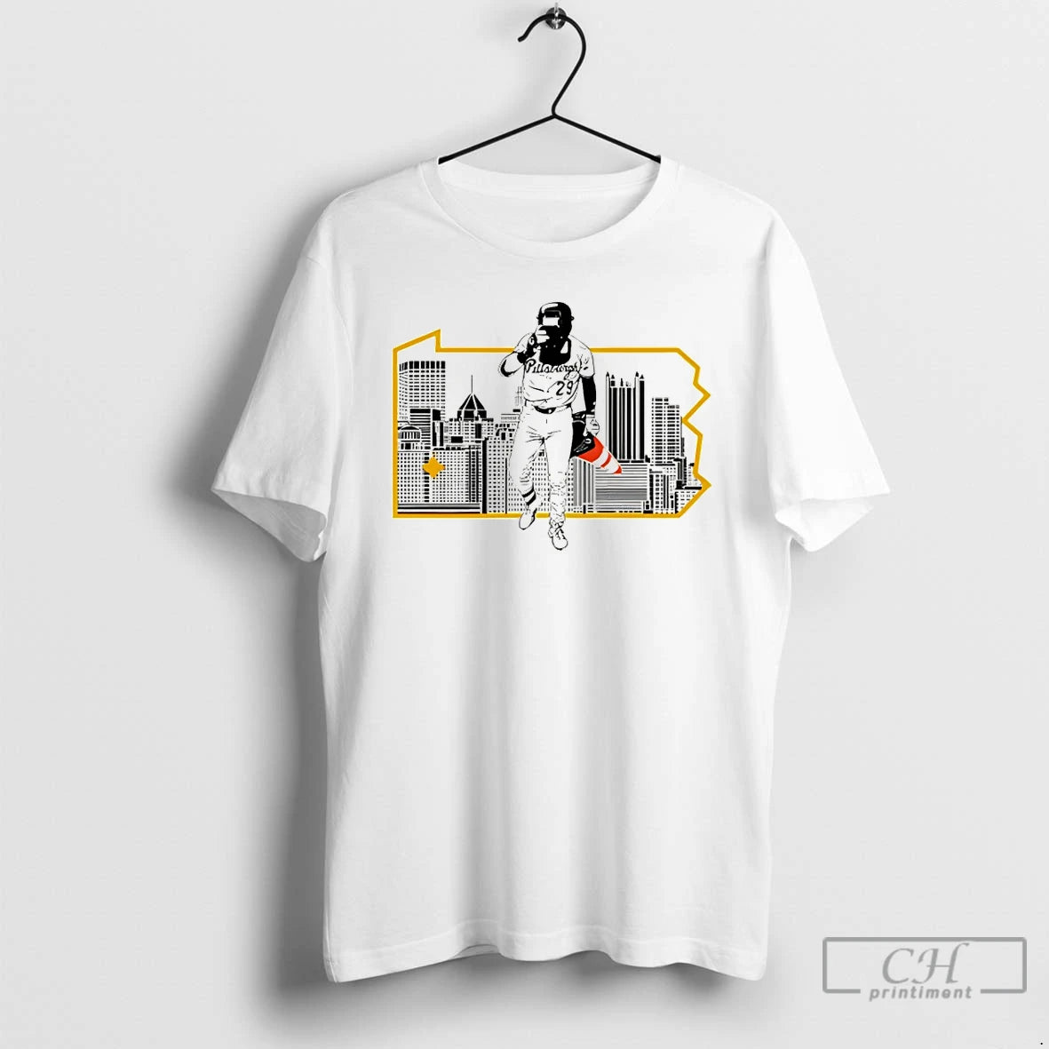 Premium Hoist The Cone City Skyline Paul Skenes Pittsburgh Pirates Baseball Mlb 2026 T Shirts