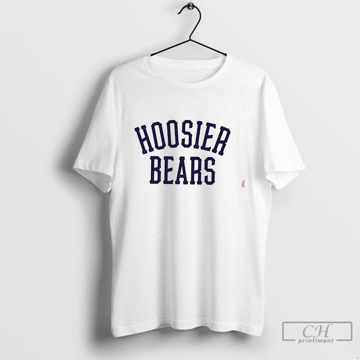 Premium Hoosier Bears Text Tee