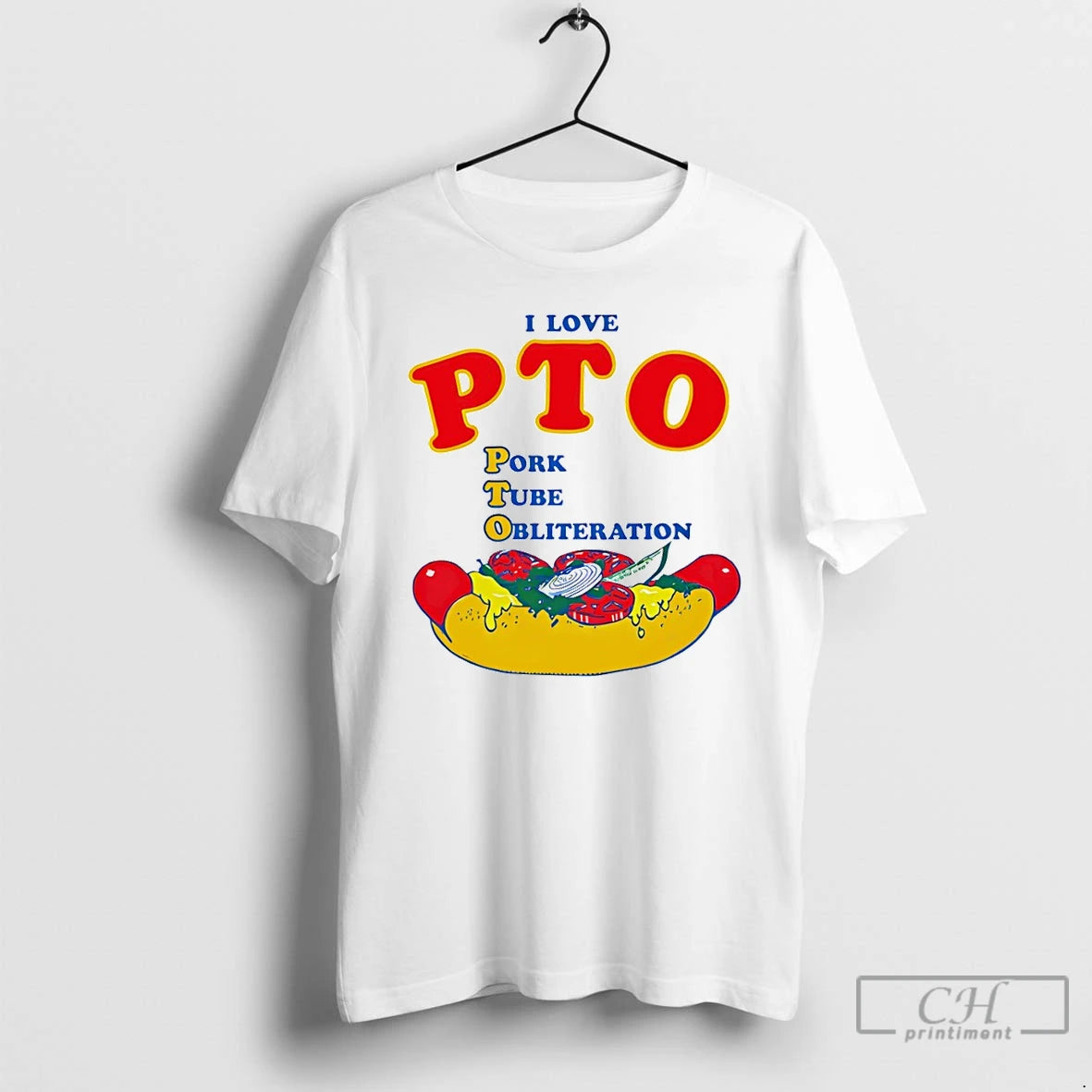 Premium I Love Pto Pork Tube Obliteration Hot Dog