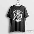 Premium Im Telling Dad Jesus Vintage Tee