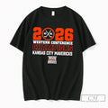 Premium Kansas City Mavericks 2026 Western Conference Champions Tee
