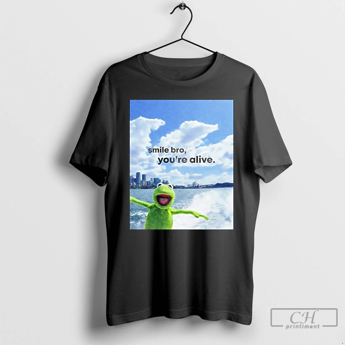 Premium Kermit The Frog Smile Bro Youre Alive