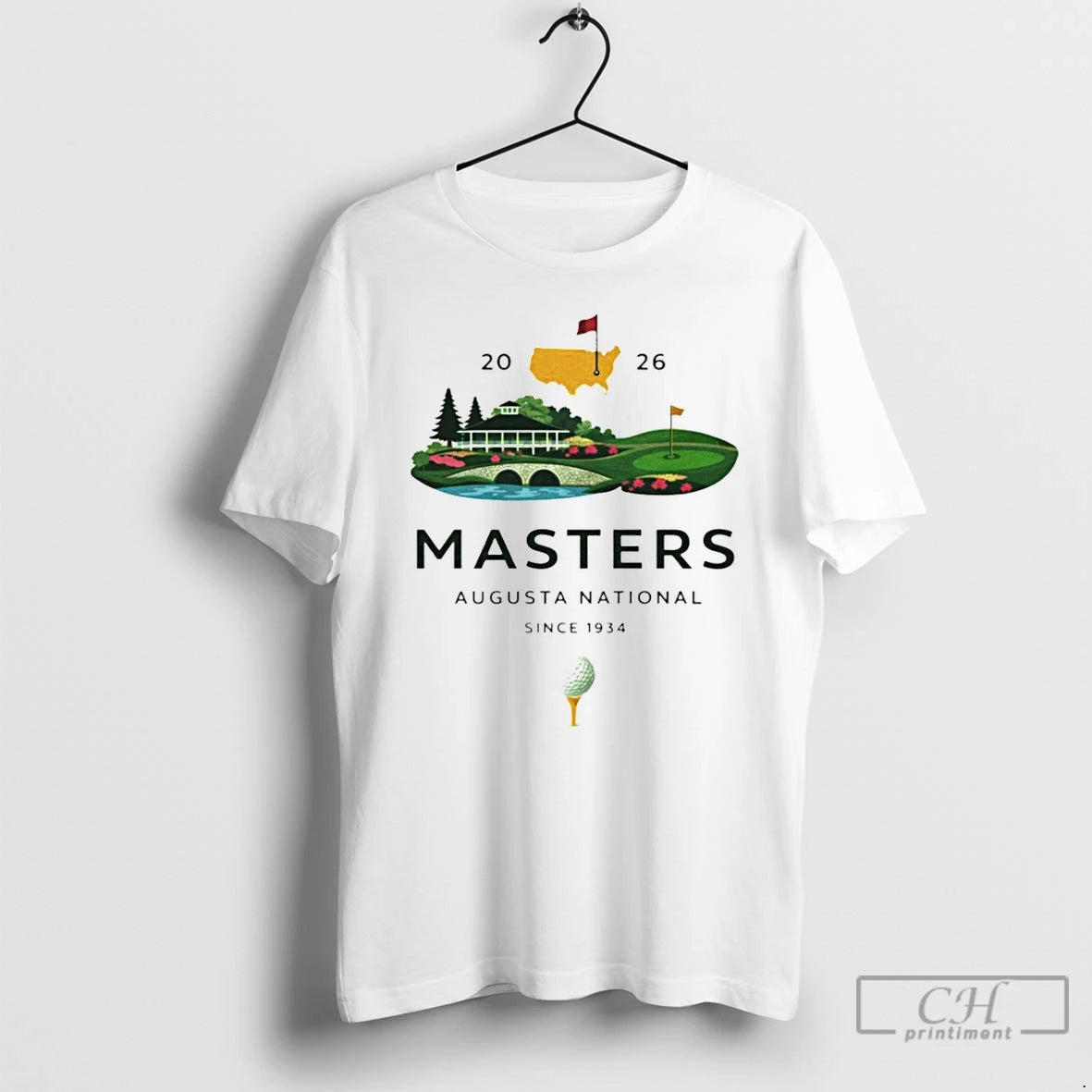 Premium Masters Augusta National Golf Course Graphic 2026 Tournament