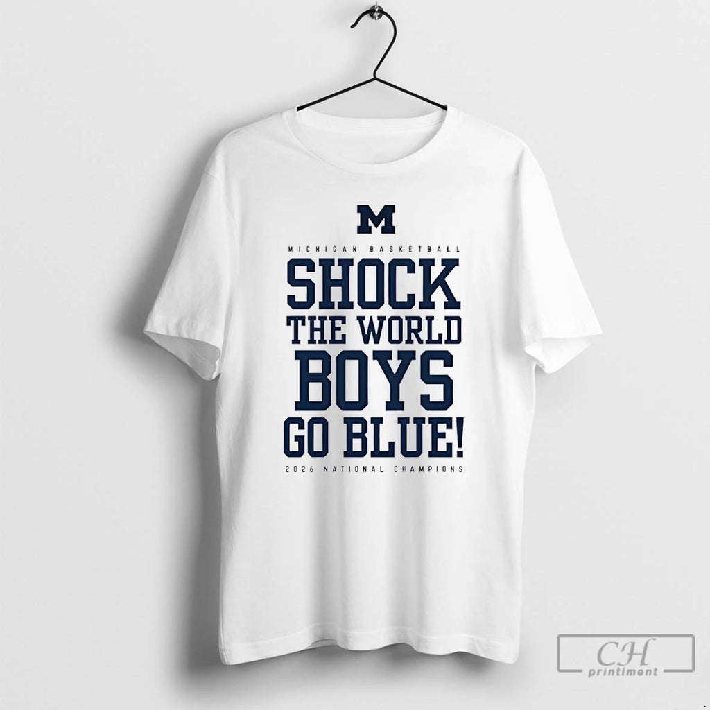 Premium Michigan National Champions Shock The World Boys Go Blue