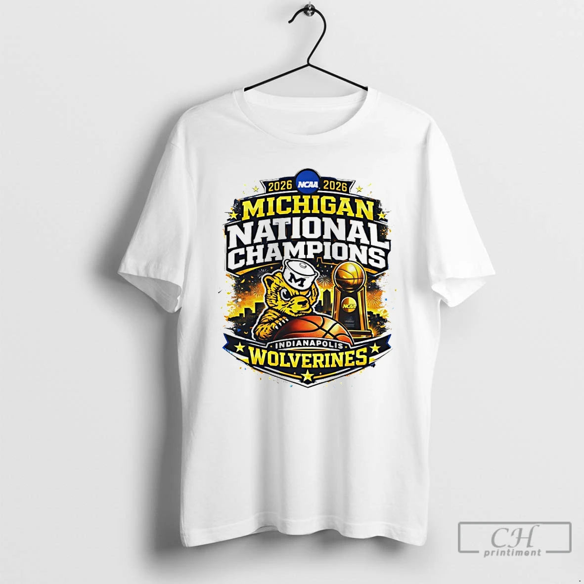 Premium Michigan Wolverines Basketball National Champions 2026 Final Four Indianapolis