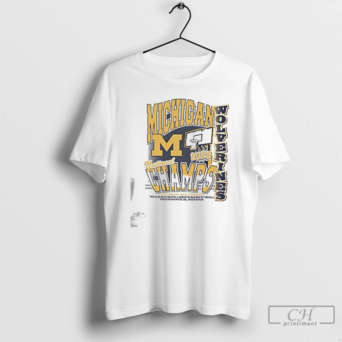 Premium Michigan Wolverines Mens Basketball National Champions Graphic 2026