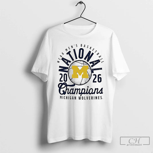 Premium Michigan Wolverines National Champions Mens Basketball 2026 Classic