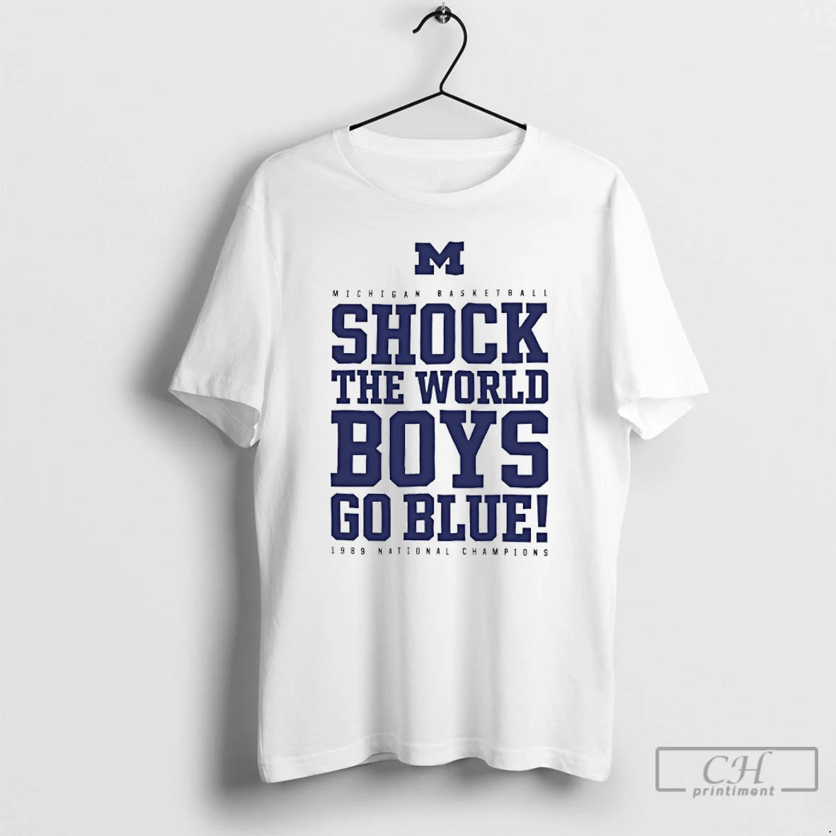 Premium Michigan Wolverines Shock The World Boys Go Blue 1898 National Champions T Shirts Sweater
