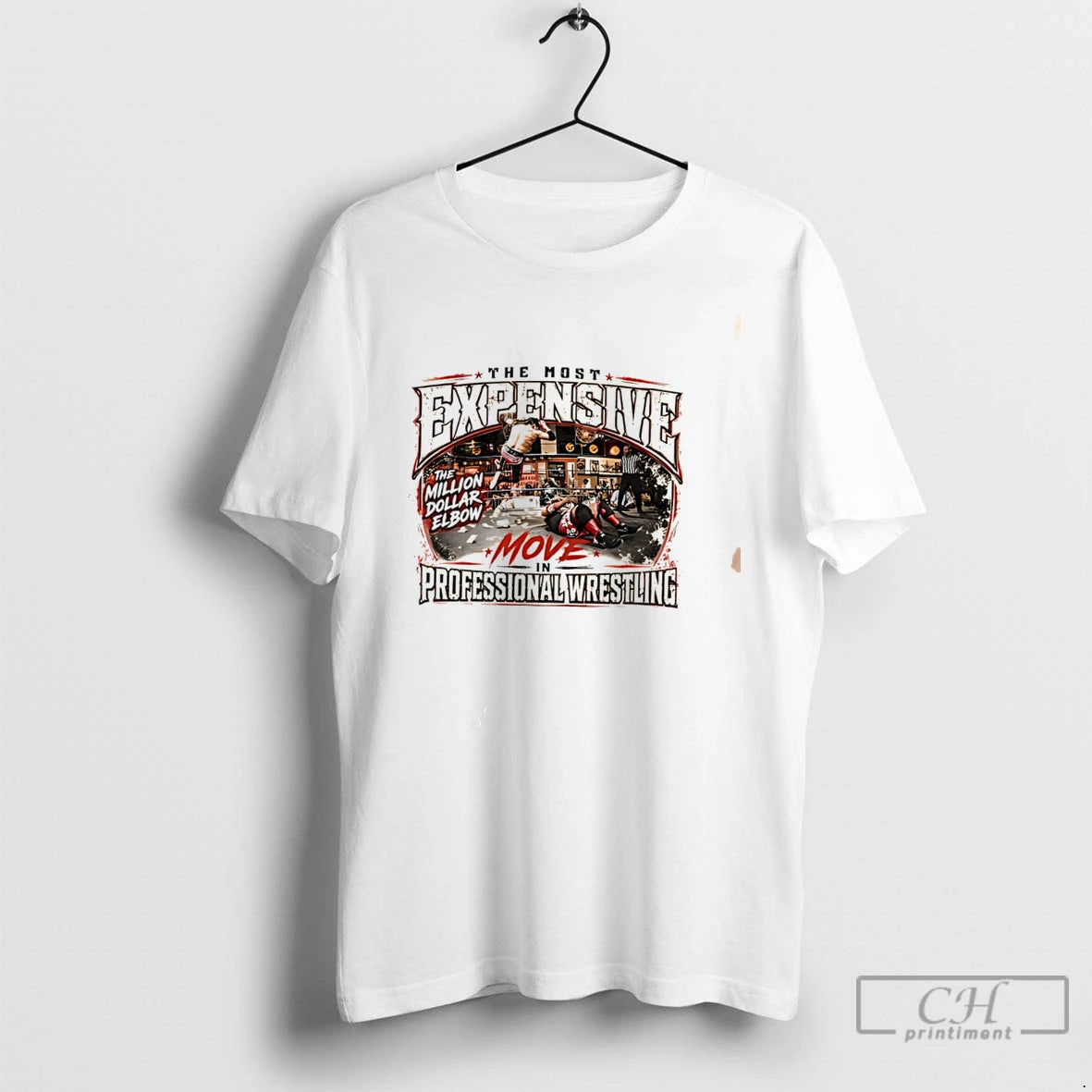 Premium Most Expensive Move In Professional Wrestling Retro Tee