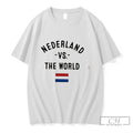 Premium Nederland Vs The World 2026 Flag Tee