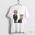 Premium Netanyahu Walking Trump Dog Woof Woof Political Satire Caricature