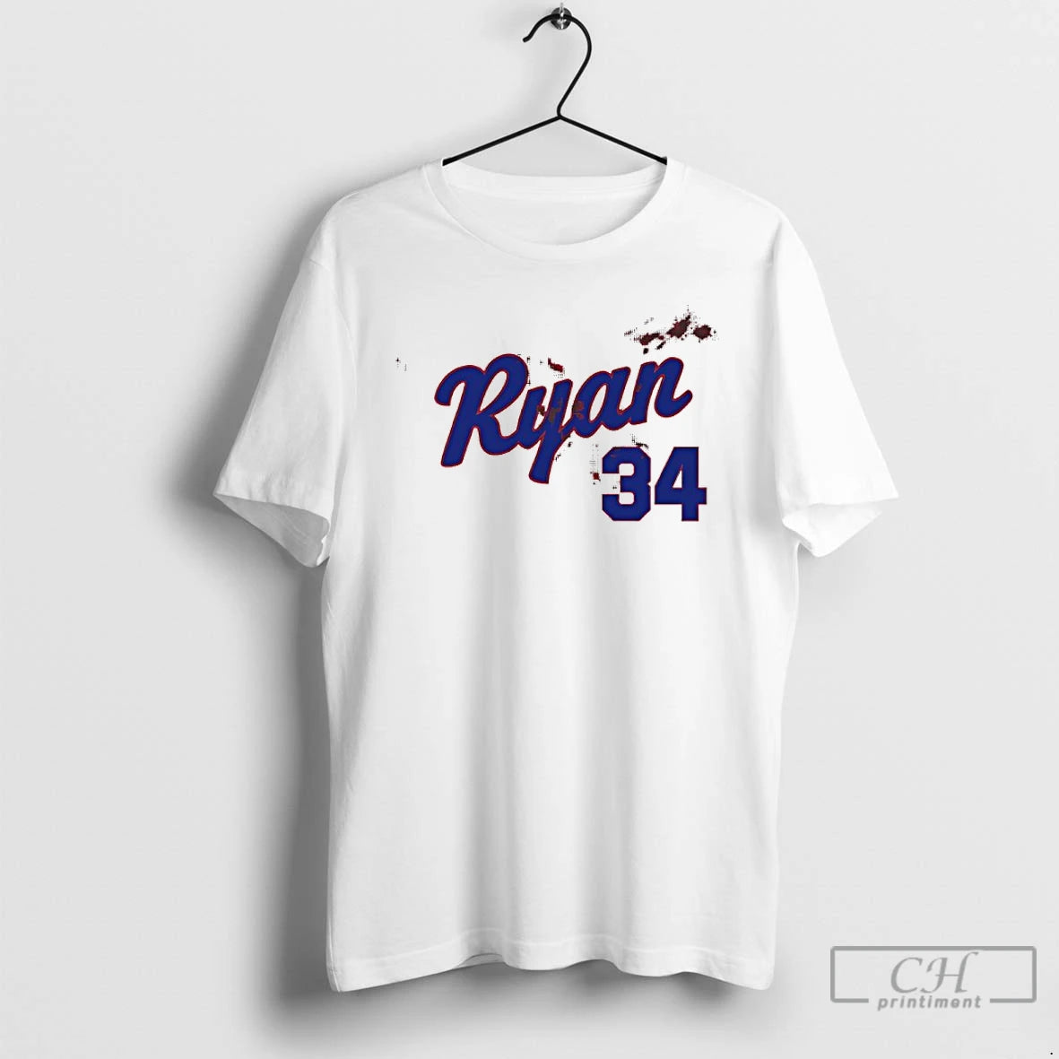 Premium Nolan Ryan 34 Bloody