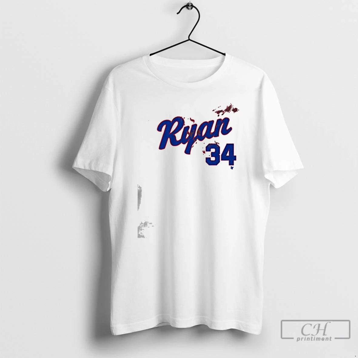 Premium Nolan Ryan Bloody 34 Texas Baseball
