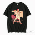 Premium Oklahoma Softball Jaxon Willits With Oklahoma Map Background Tee