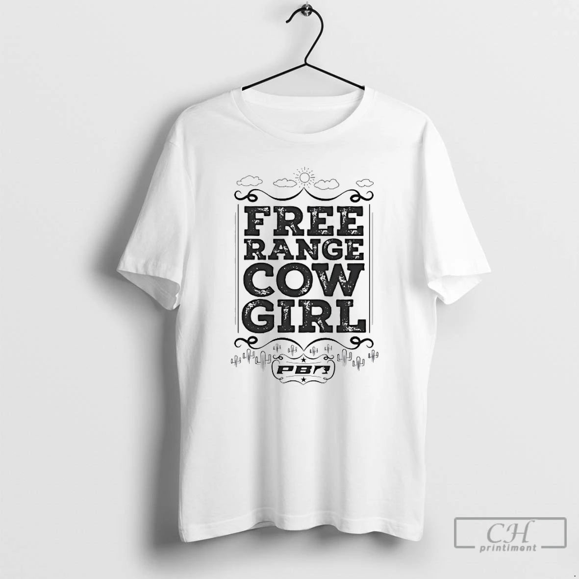 Premium Pbr Free Range Cowgirl Vintage