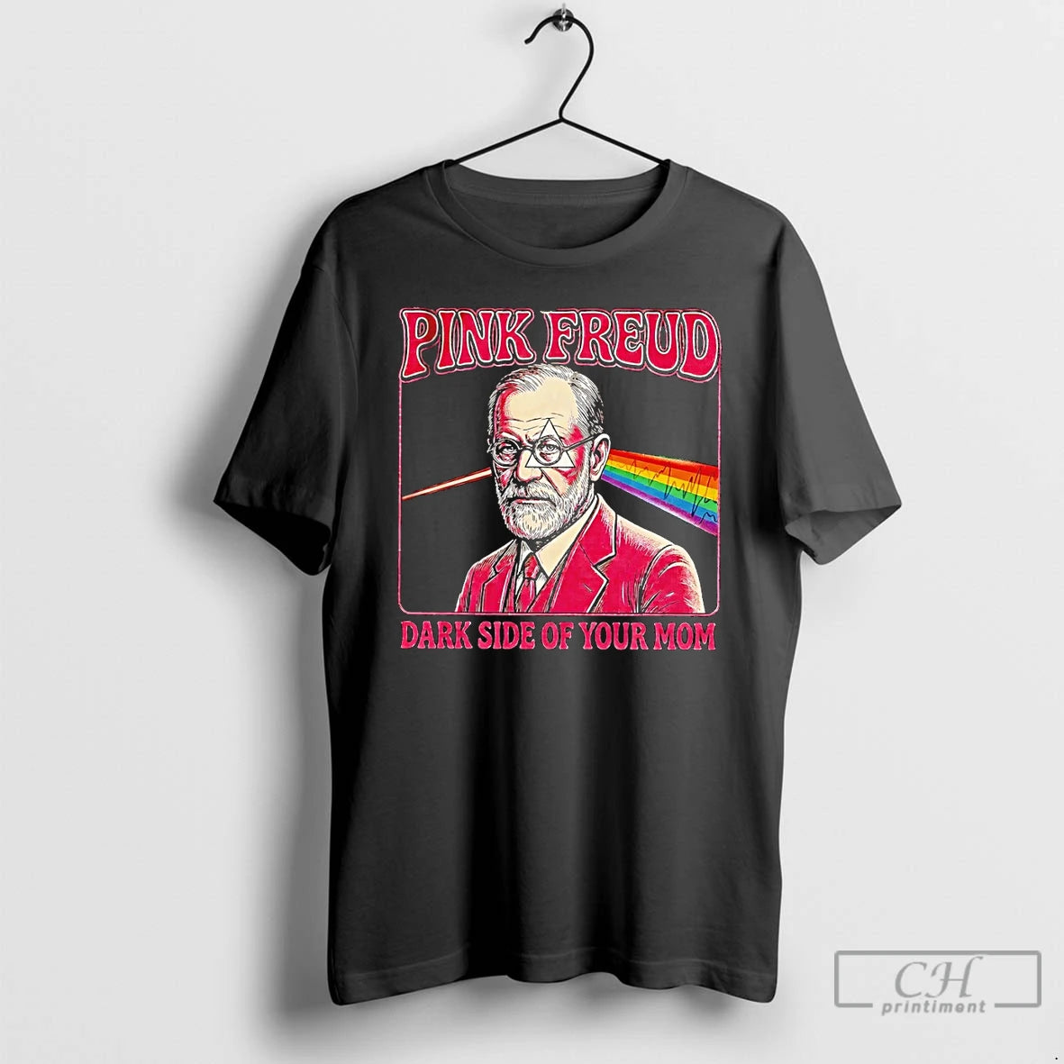 Premium Pink Freud The Dark Side Of Your Mom Lovers Musicians And Psychiatrists T Shirts
