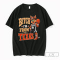 Premium San Antonio Spurs Coyote Basketball Fan Bitch Im From Texas Cowgirl Boot T Shirts