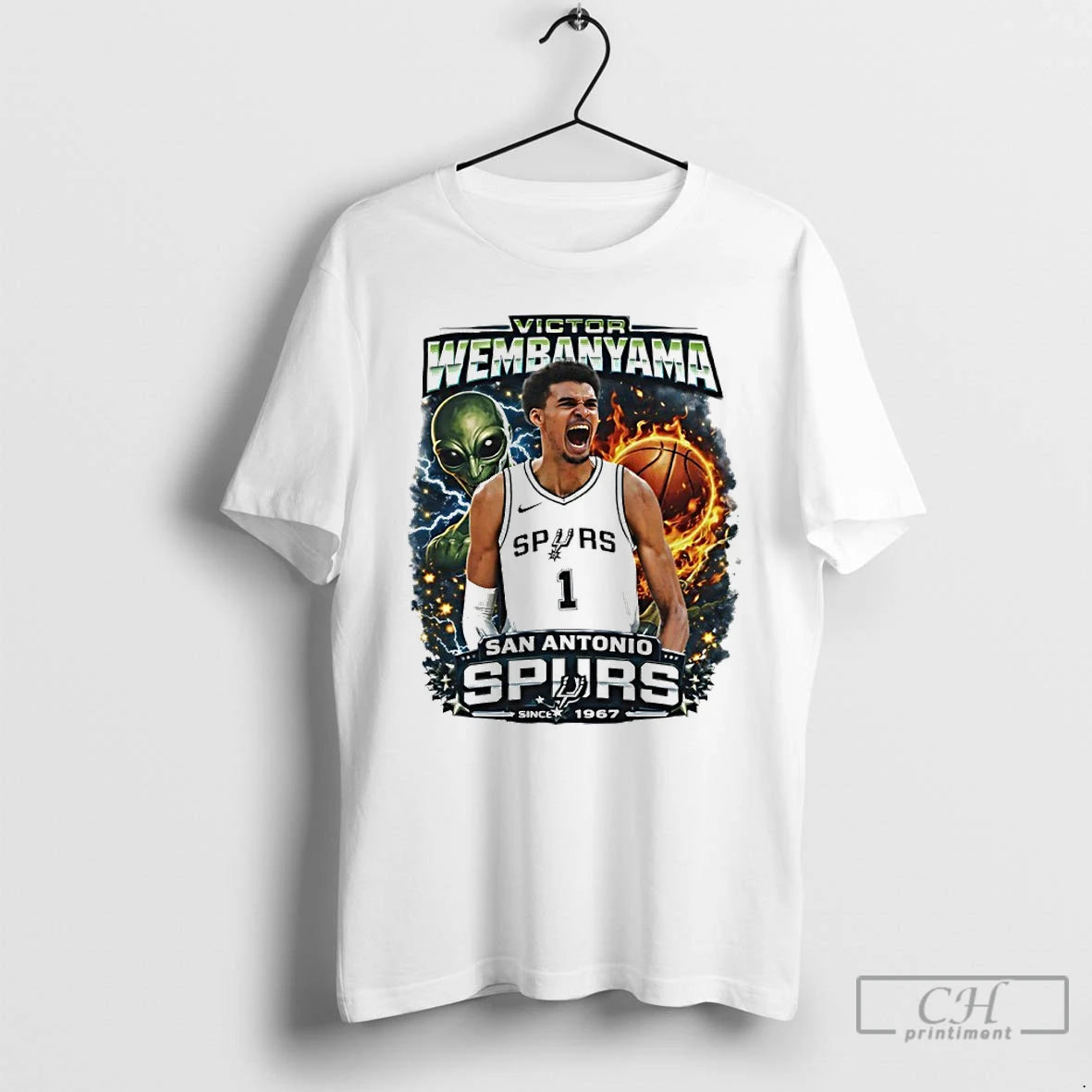 Premium The Alien Victor Wembanyama The Alien San Antonio Spurs Since 1967 T Shirts Sweater