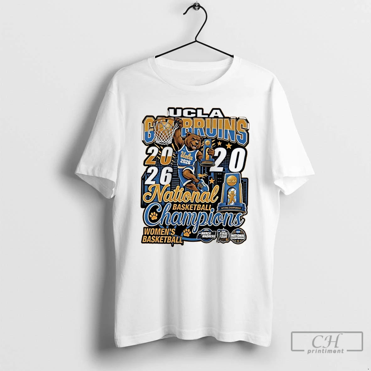 Premium Ucla Bruins National Champions Womens Basketball Mascot Trophy 2026