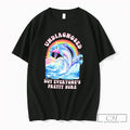 Premium Undiagnosed But Everyones Pretty Sure Coloful Dolphin Retro Tee