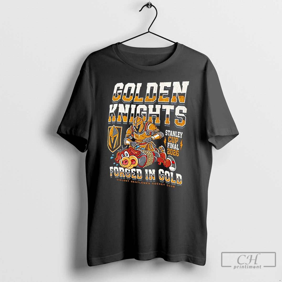 Premium Vegas Golden Knights Stanley Cup Final 2026 Forged In Gold Tee T Shirts Sweater