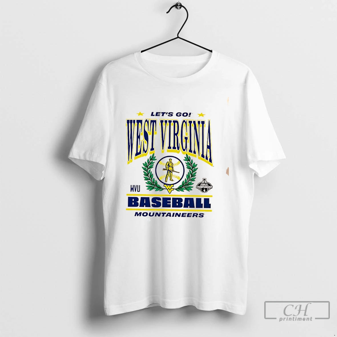 Premium West Virginia Mountaineers Lets Go 2026 Di Baseball Championship Tee