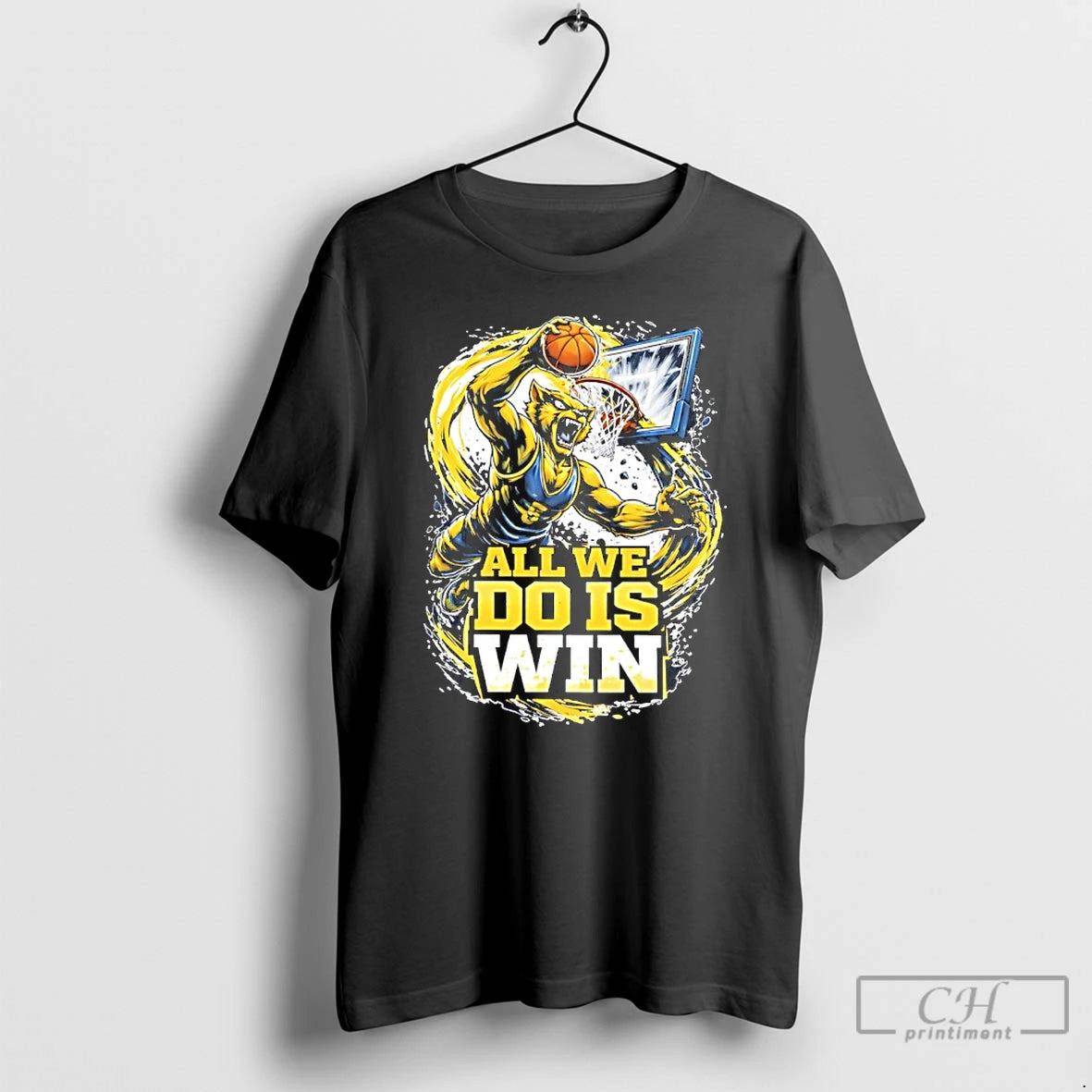 Premium Wolverines Basketball All We Do Is Win Mascot