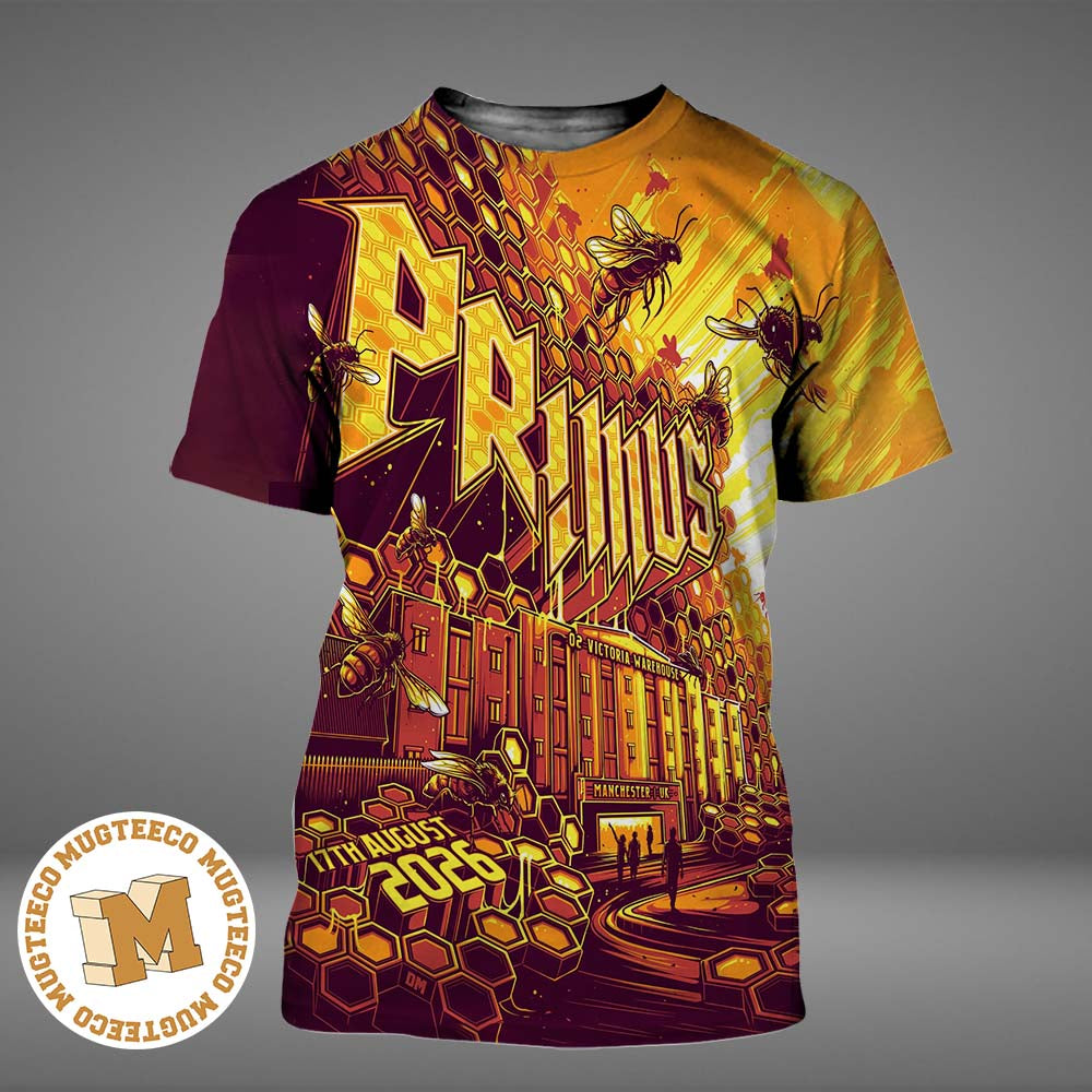 Primus Manchester UK 2026 Event Poster At 02 Victoria Warehouse On August 17 2026 All Over Print Shirt