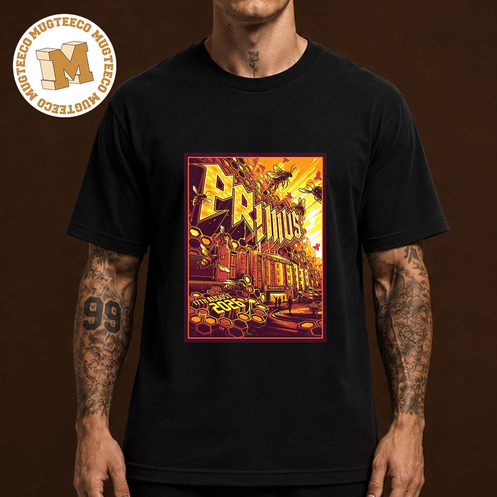 Primus Manchester UK 2026 Event Poster At 02 Victoria Warehouse On August 17 2026 Unisex T Shirt