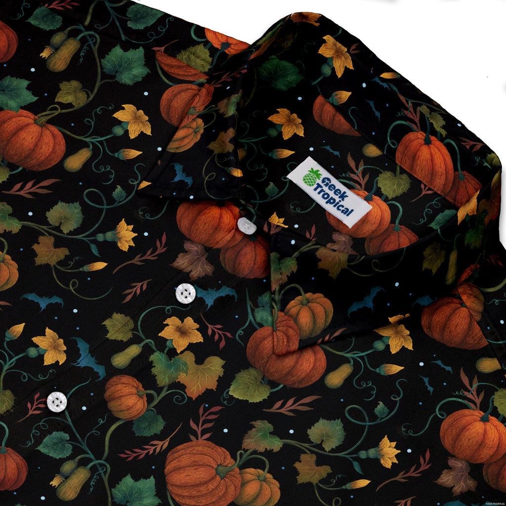 Pumpkin Bats Button Up Shirt