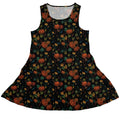 Pumpkin Bats Sleeveless Dress