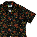 Pumpkin Bats Curvy Button Up Shirt