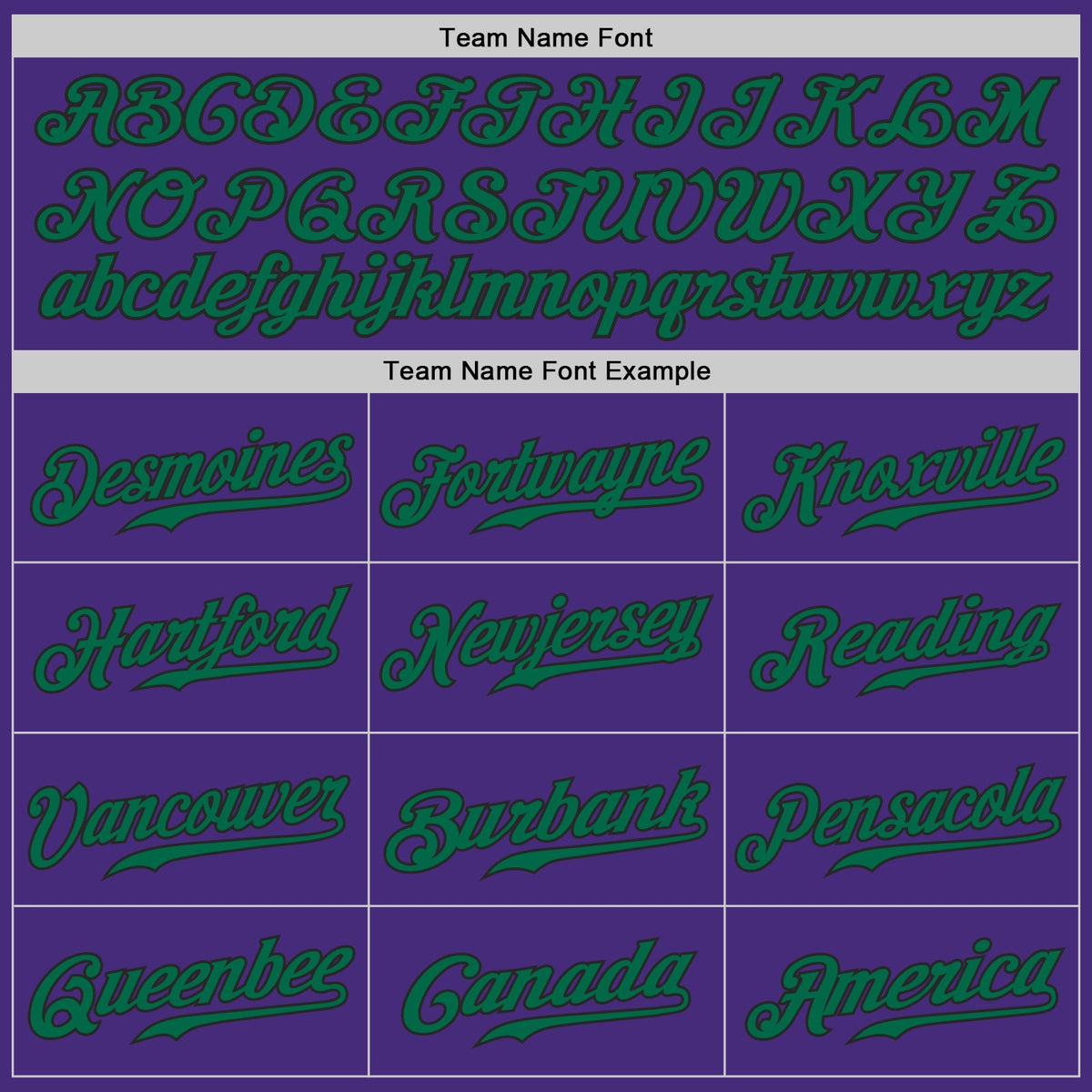 Custom Purple Kelly Green-Black Authentic Baseball Jersey