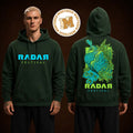 RDR26 Peacock Pullover Hoodie Radar Festival 6 Manchester UK At O2 Victoria Warehouse On July 31 And Auguste 2 2026 Two Sided Forest Green Hoodie Shirt
