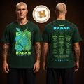 RDR26 Peacock Tee Radar Festival 6 Manchester UK At O2 Victoria Warehouse On July 31 And Auguste 2 2026 Two Sided Unisex Forest Green T Shirt