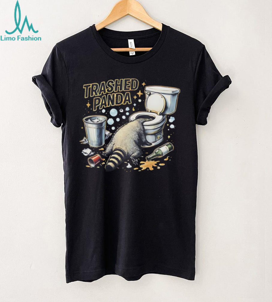 Raccoon trashed Panda funny shirt