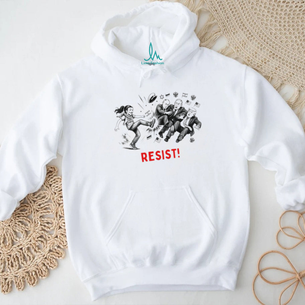 Resist Save Earth Anonymous Activist Political shirt