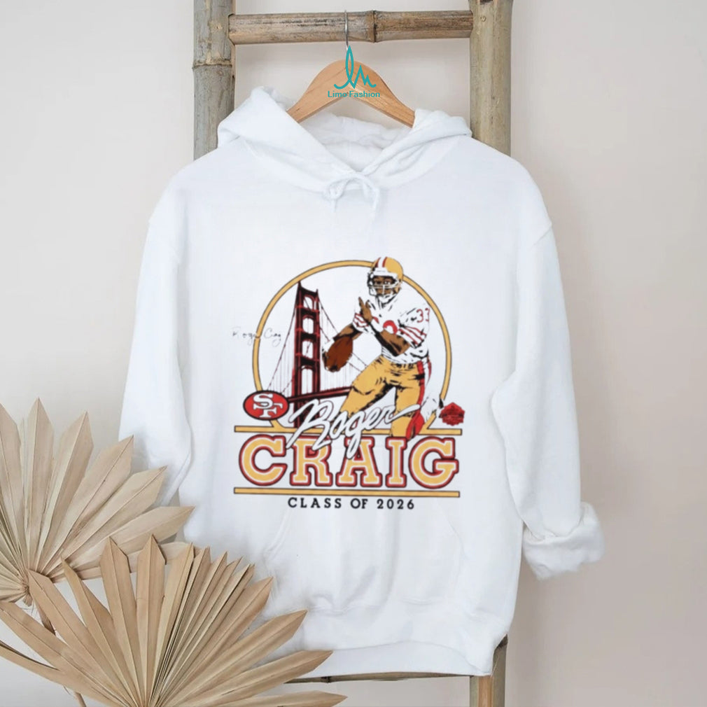 Roger Craig 49ers Class of 2026 Hall of Famers signature shirt