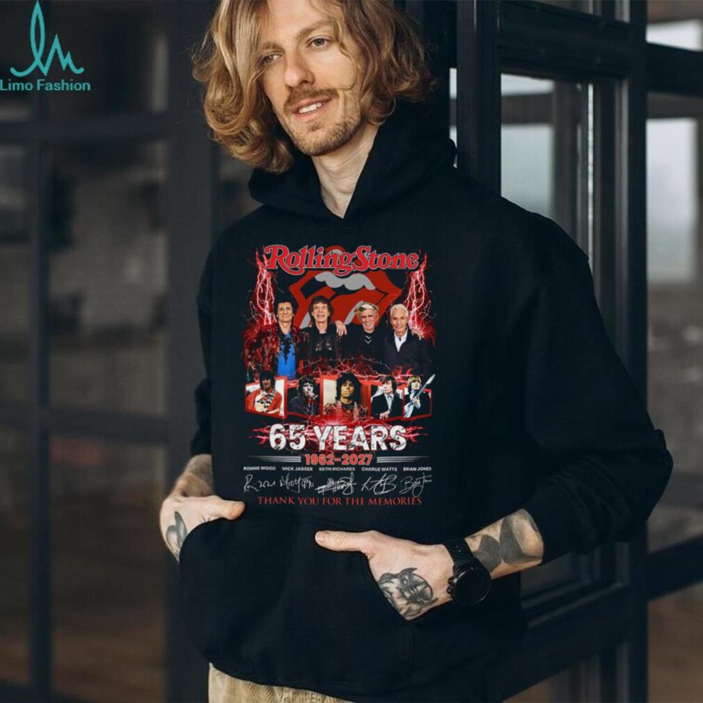 Rolling Stone 65 Years 1962 2027 Thank You For The Memories Shirt