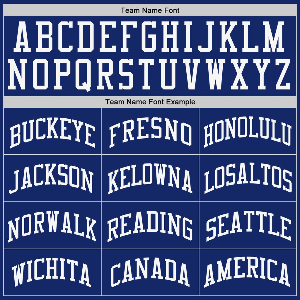 Custom Royal White Authentic Baseball Jersey