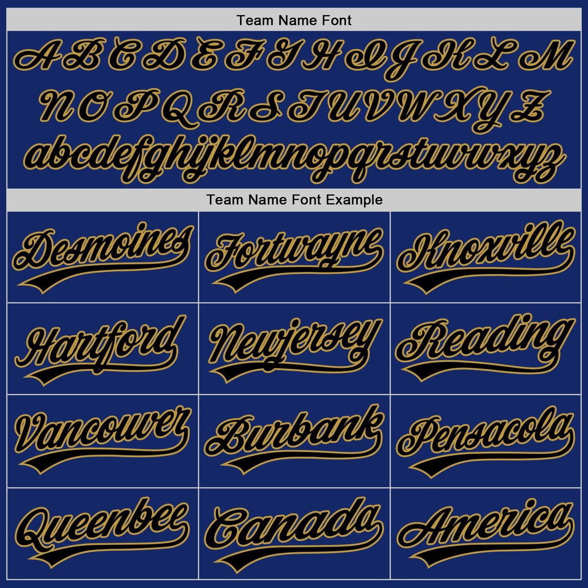 Custom Royal Black-Old Gold Authentic Baseball Jersey