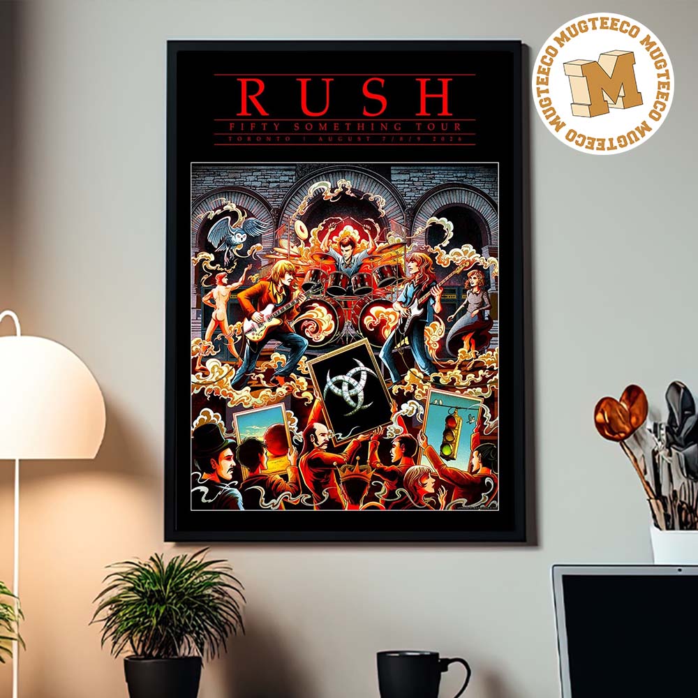 Rush Toronto Moving New Pictures Event Litho Fifty Somethings Tour On August 7 8 And 9 2026 Home Decor Poster Canvas
